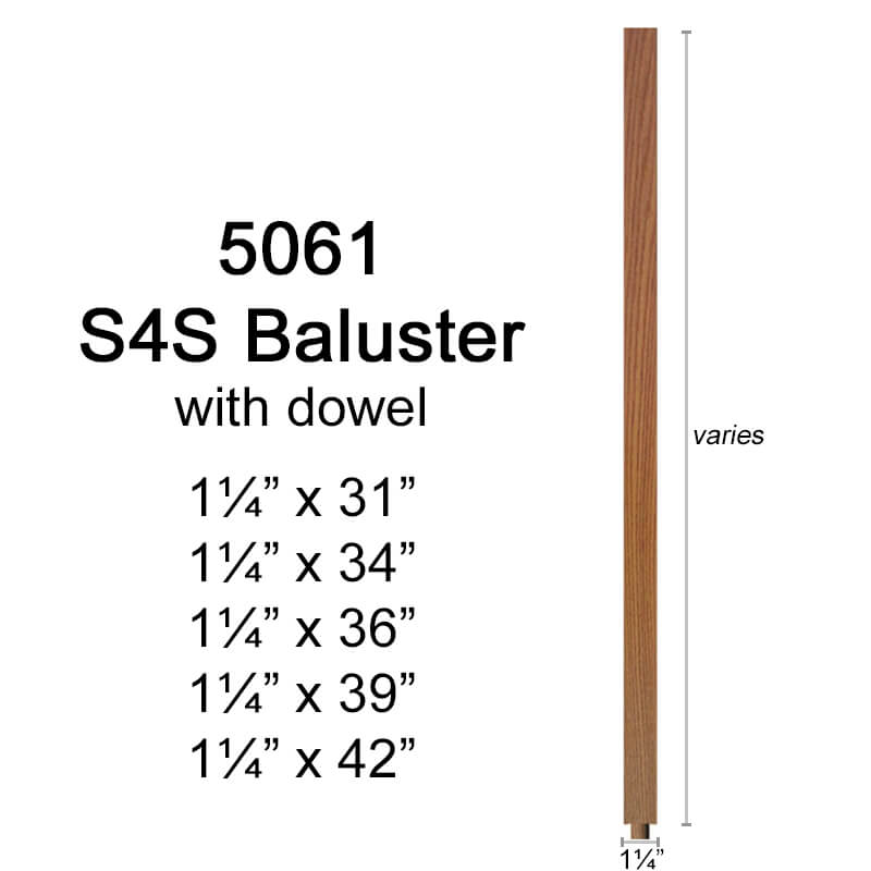 1-1/4'' x 36'' Wooden Walnut Dowel