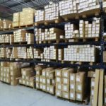 Warehouse of Wood Stair Parts in stock