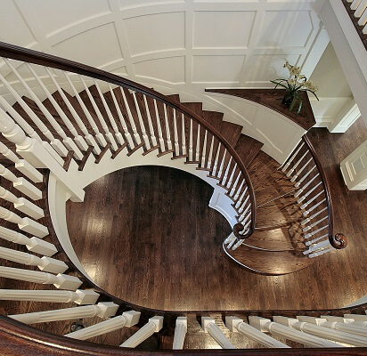 Red Cherry Spiral Staircase