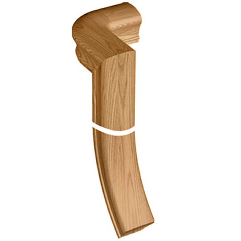 Right Hand 2 Rise 1/4 Turn Gooseneck