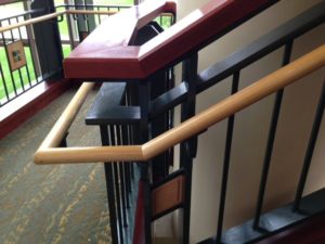 Round handrail example