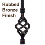 Rubbed Bronze Iron Finish Sample