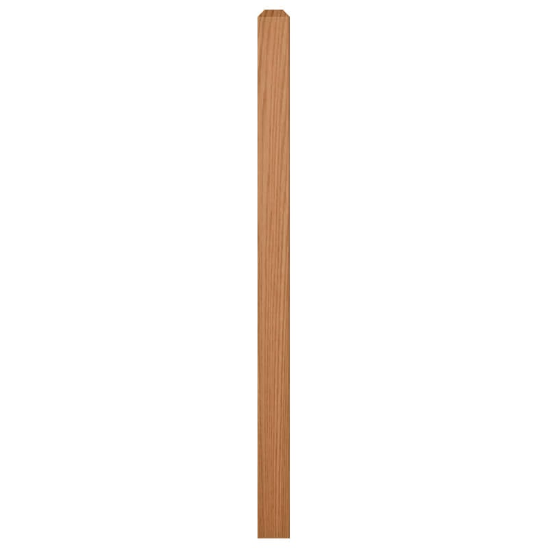 Square Newel Post w/ Chamfered Top 4002